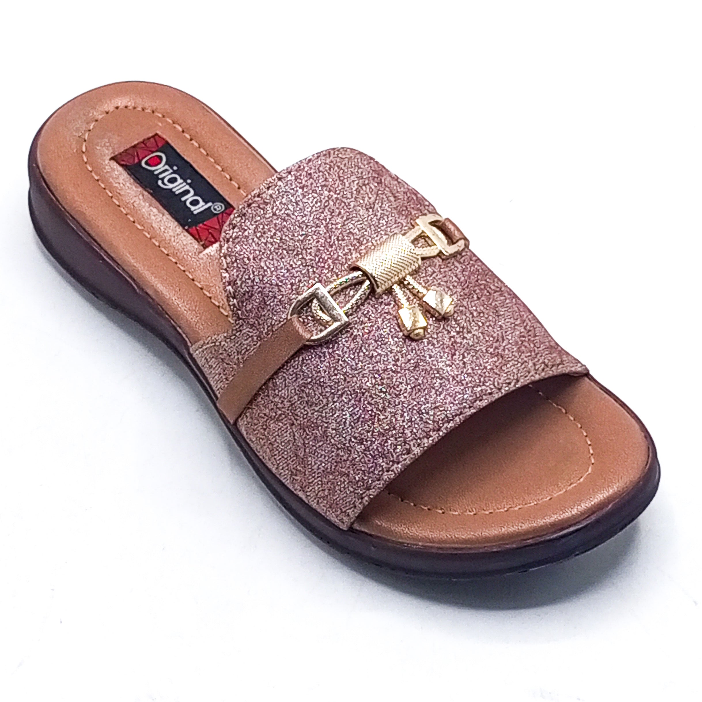 Casual PU Slipper 6209 Peach