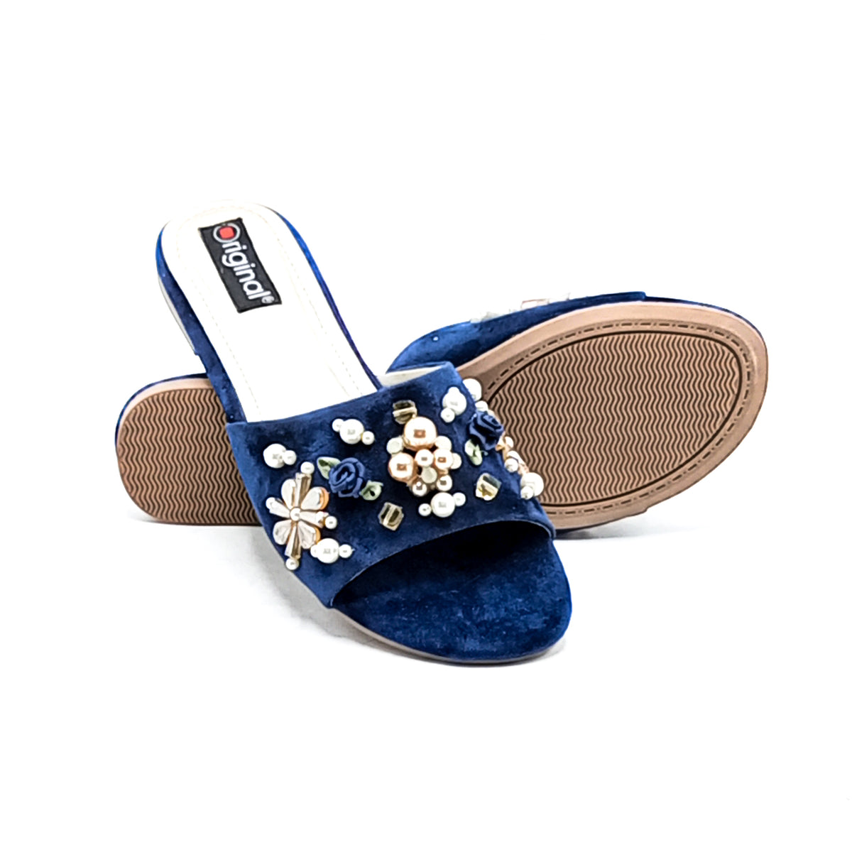 PU Slipper-7131-Blue