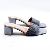 Fancy Heel Slipper - 7337 Grey