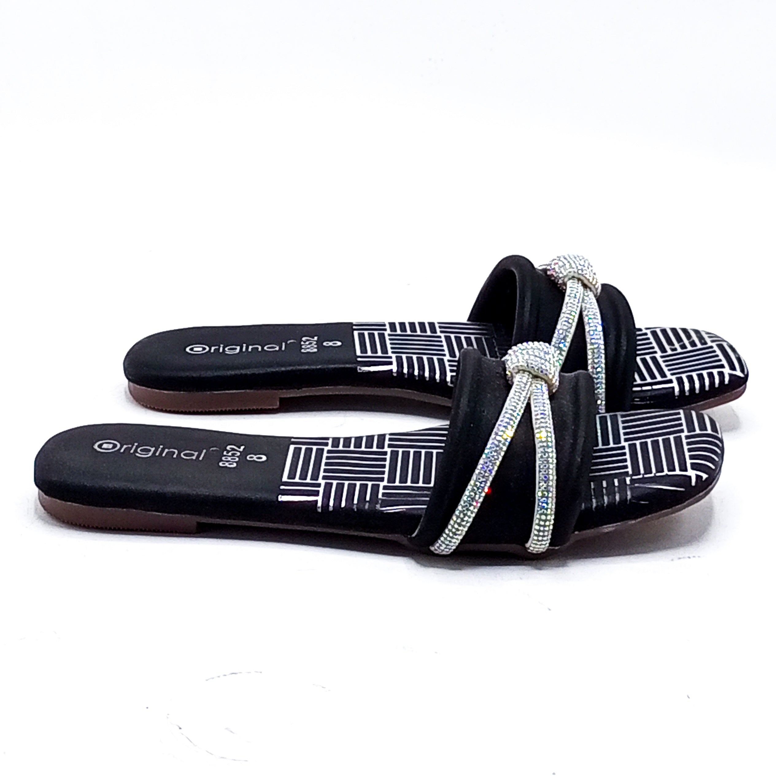 Casual Chappal - 8852 Black