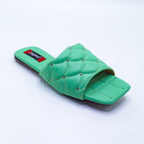 Casual Flat Slipper - 9302  Mint