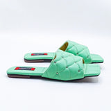 Casual Flat Slipper - 9302  Mint