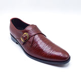 Formal Leather Shoes - 22061 Maroon