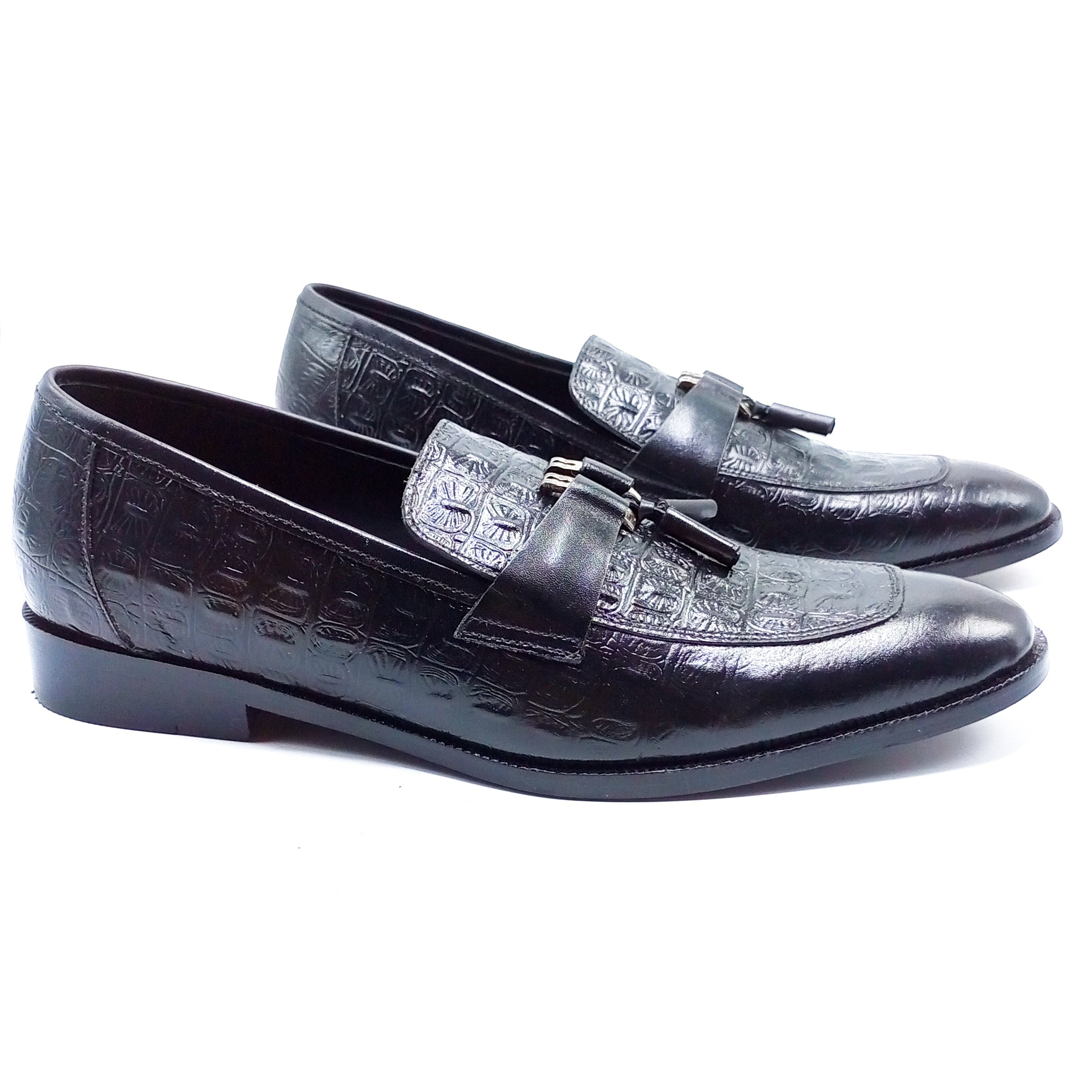 Formal Leather Shoes - 22051 Black