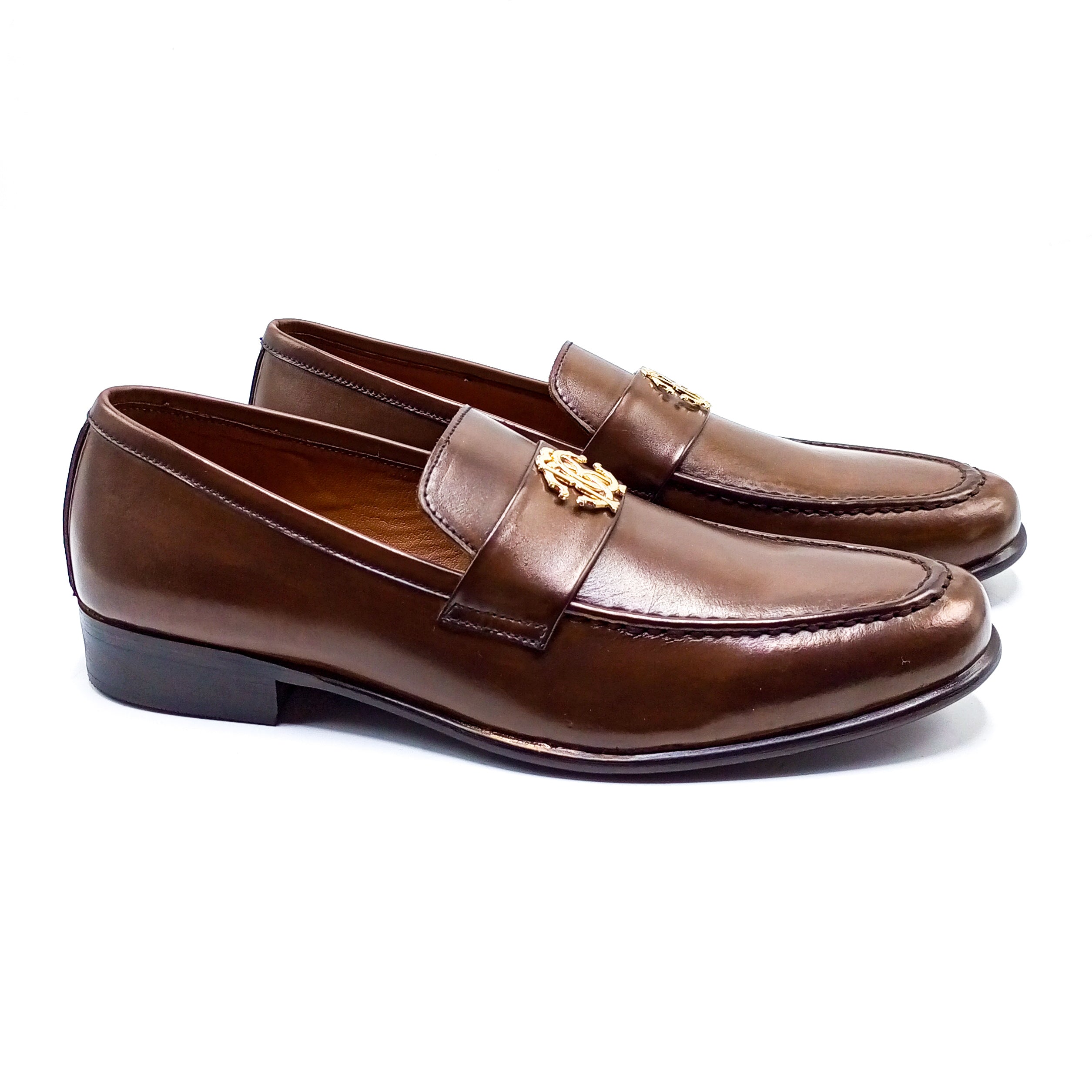 Formal Leather Shoes - 22041 Brown