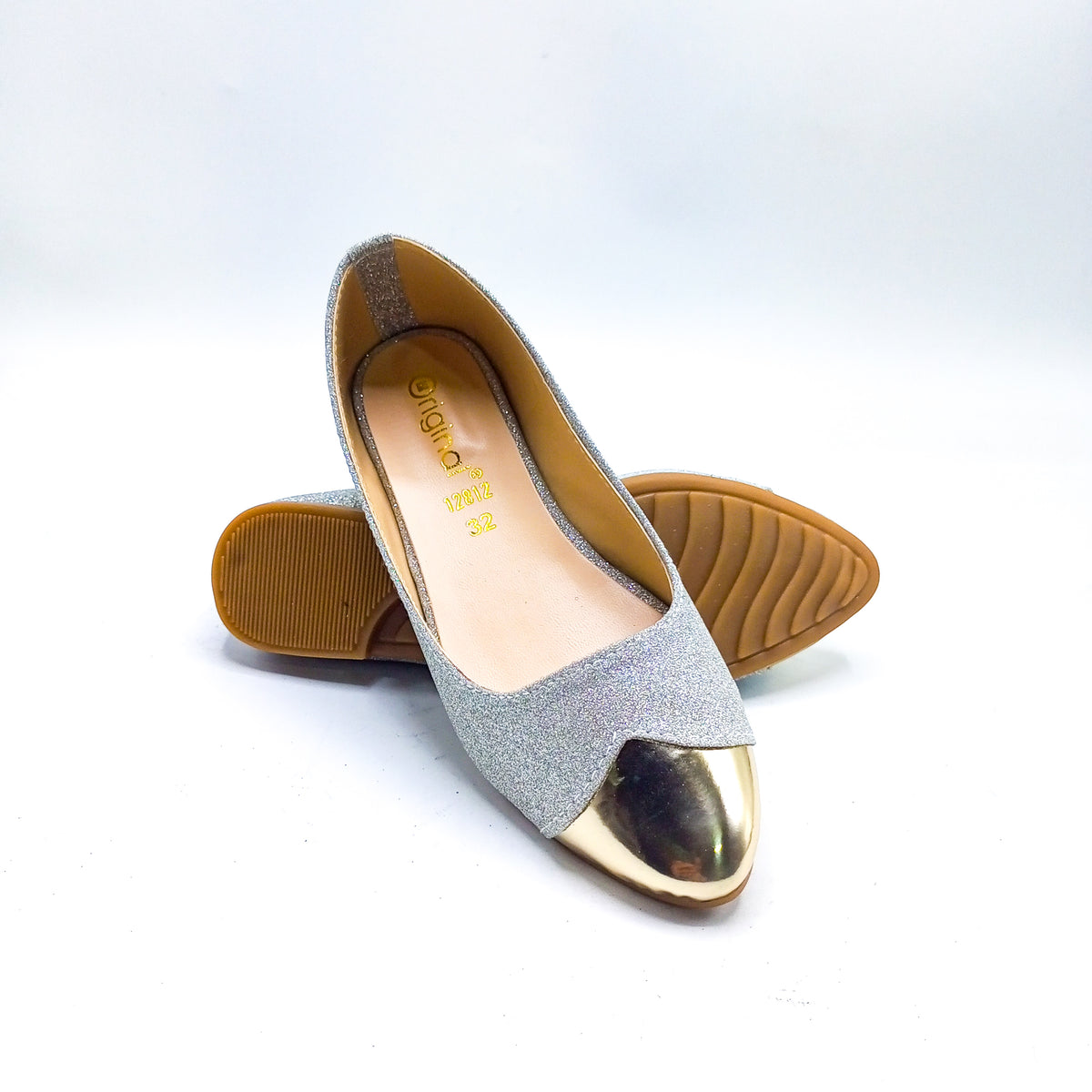 Fancy Shoes 12812 Silver Original footwear New