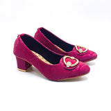 Fancy Shoes-7408 Maroon