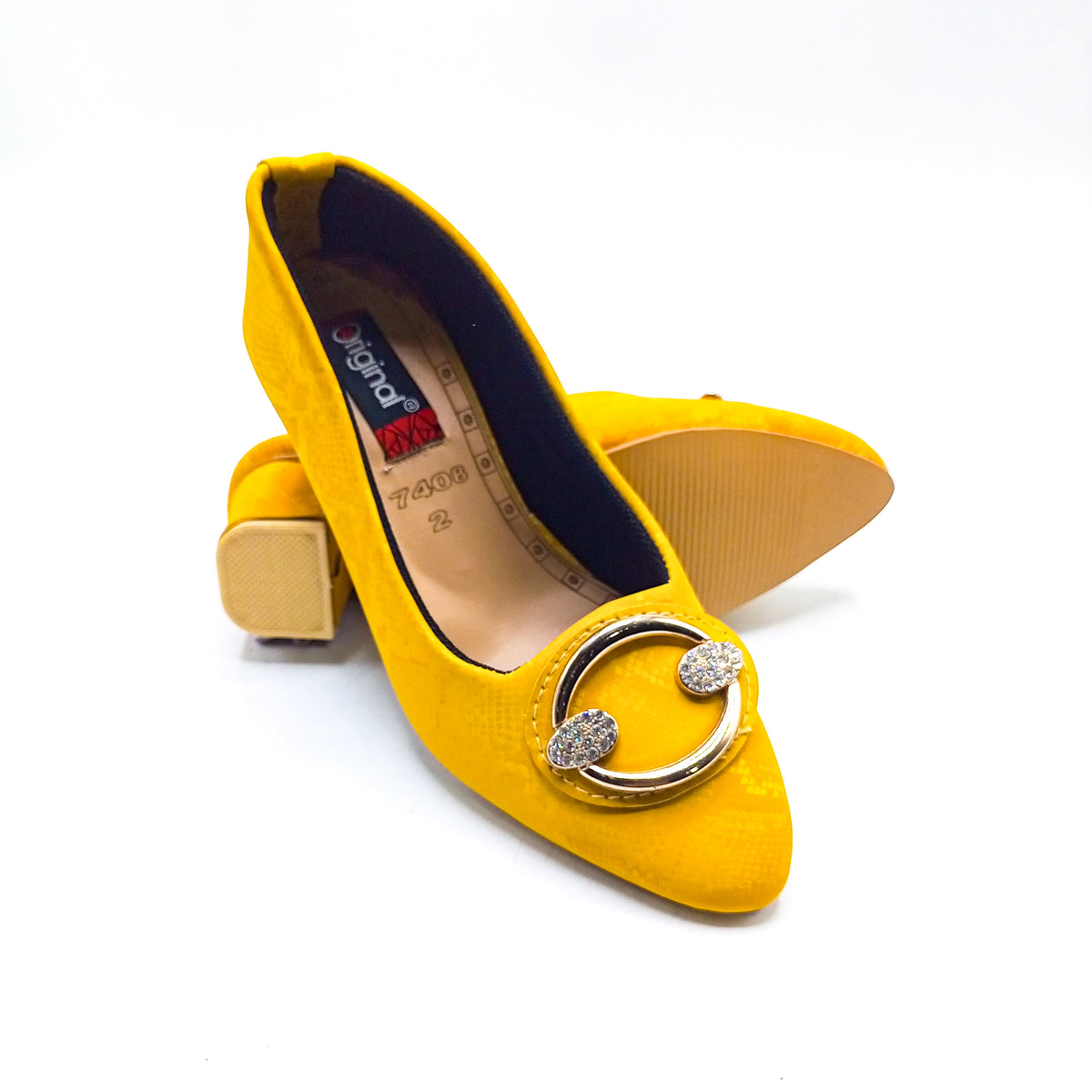 Fancy Shoes-7408 Yellow