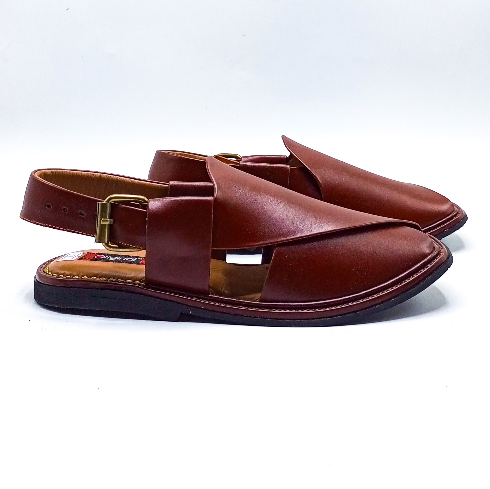 Leather Peshawari - 215110 Burgundi