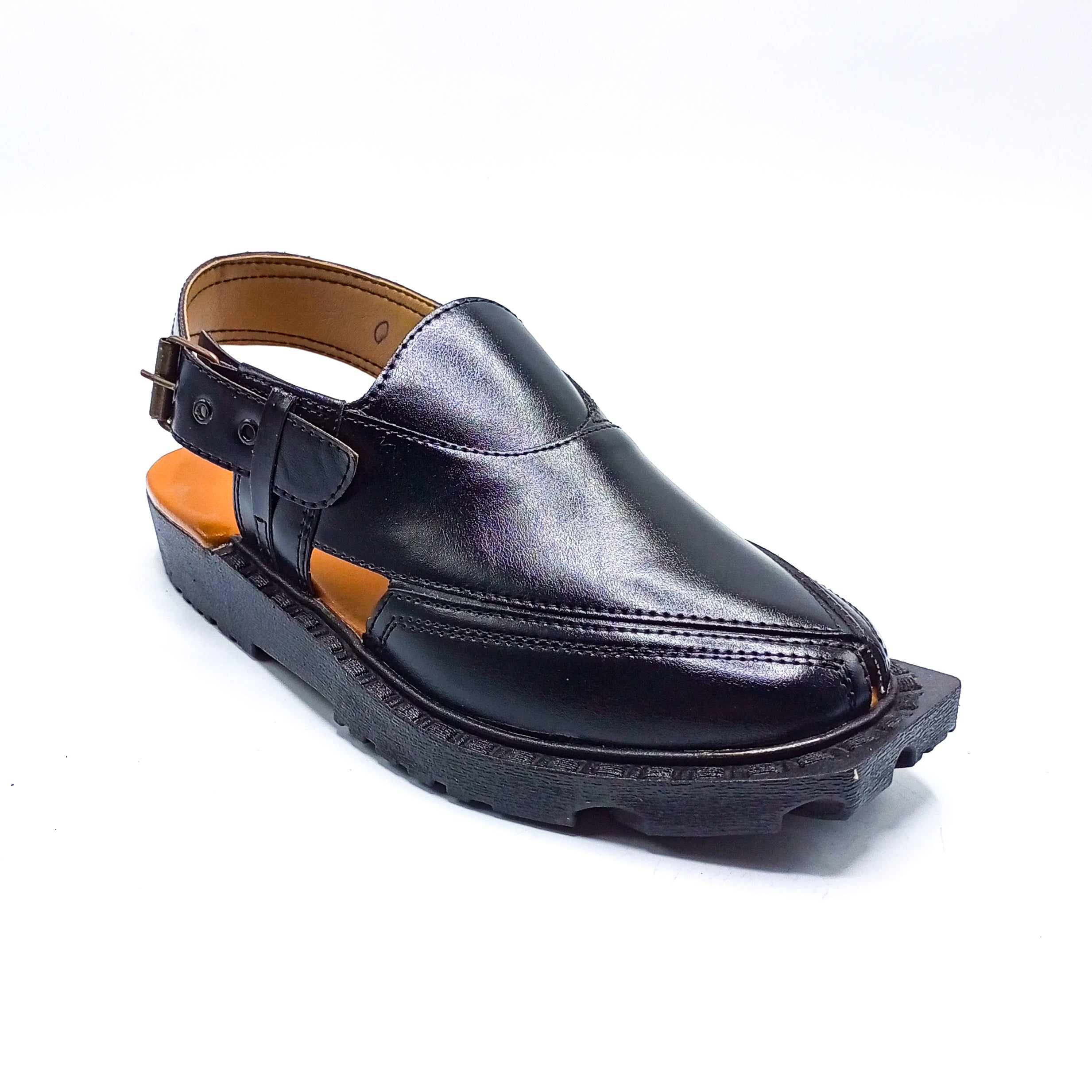 Casual Norozi Chappal - 23733 Black