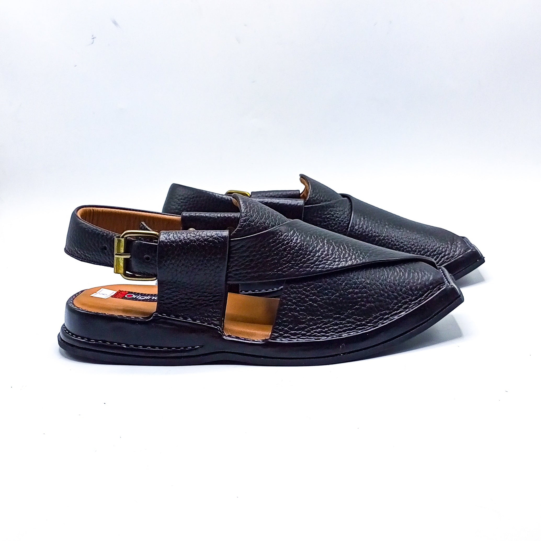 Leather Peshawari - 215102 Black