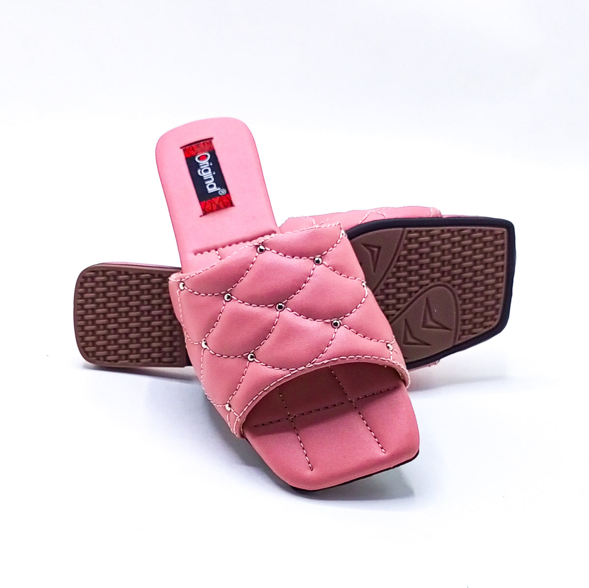 Casual Flat Slipper - 9302 Pink