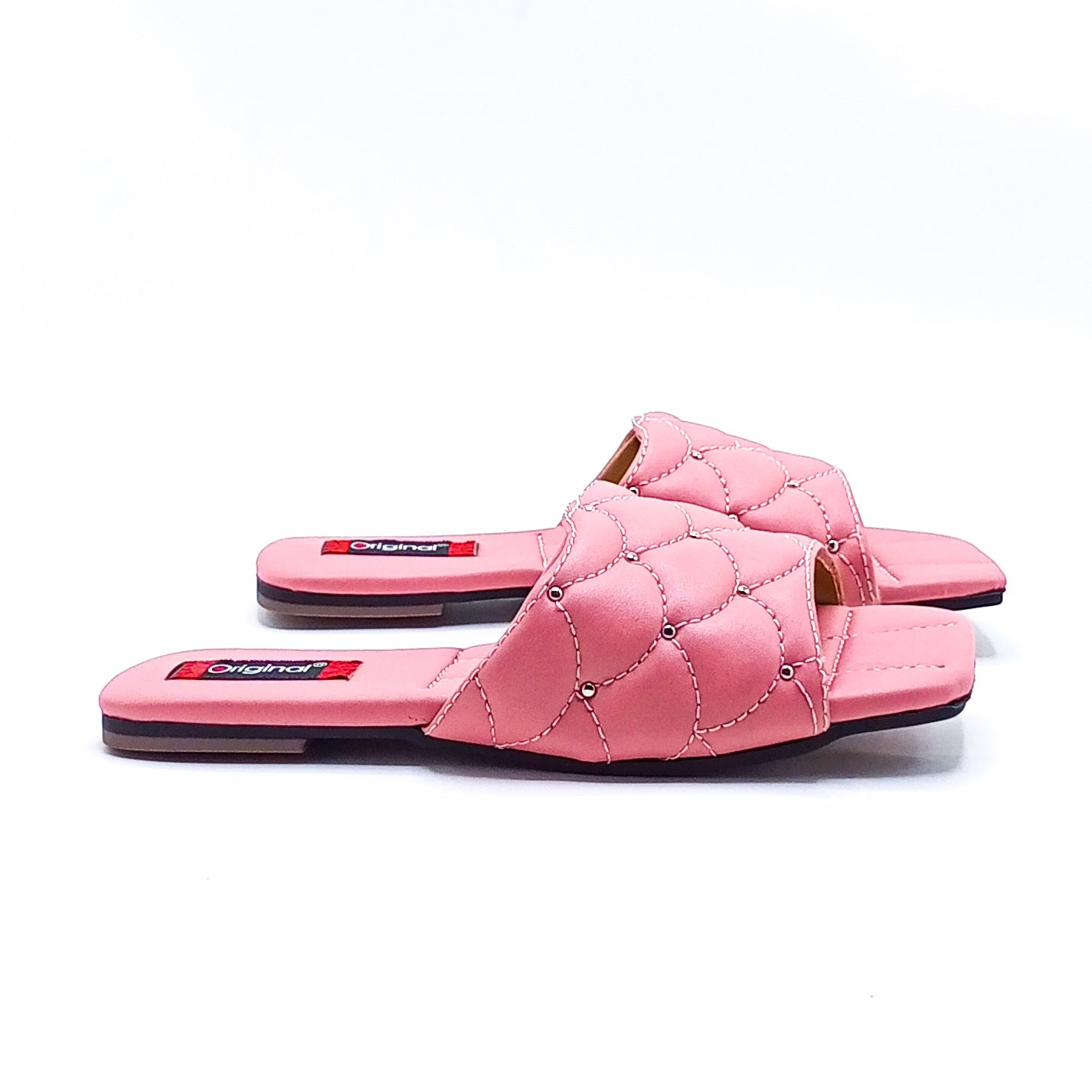 Casual Flat Slipper - 9302 Pink