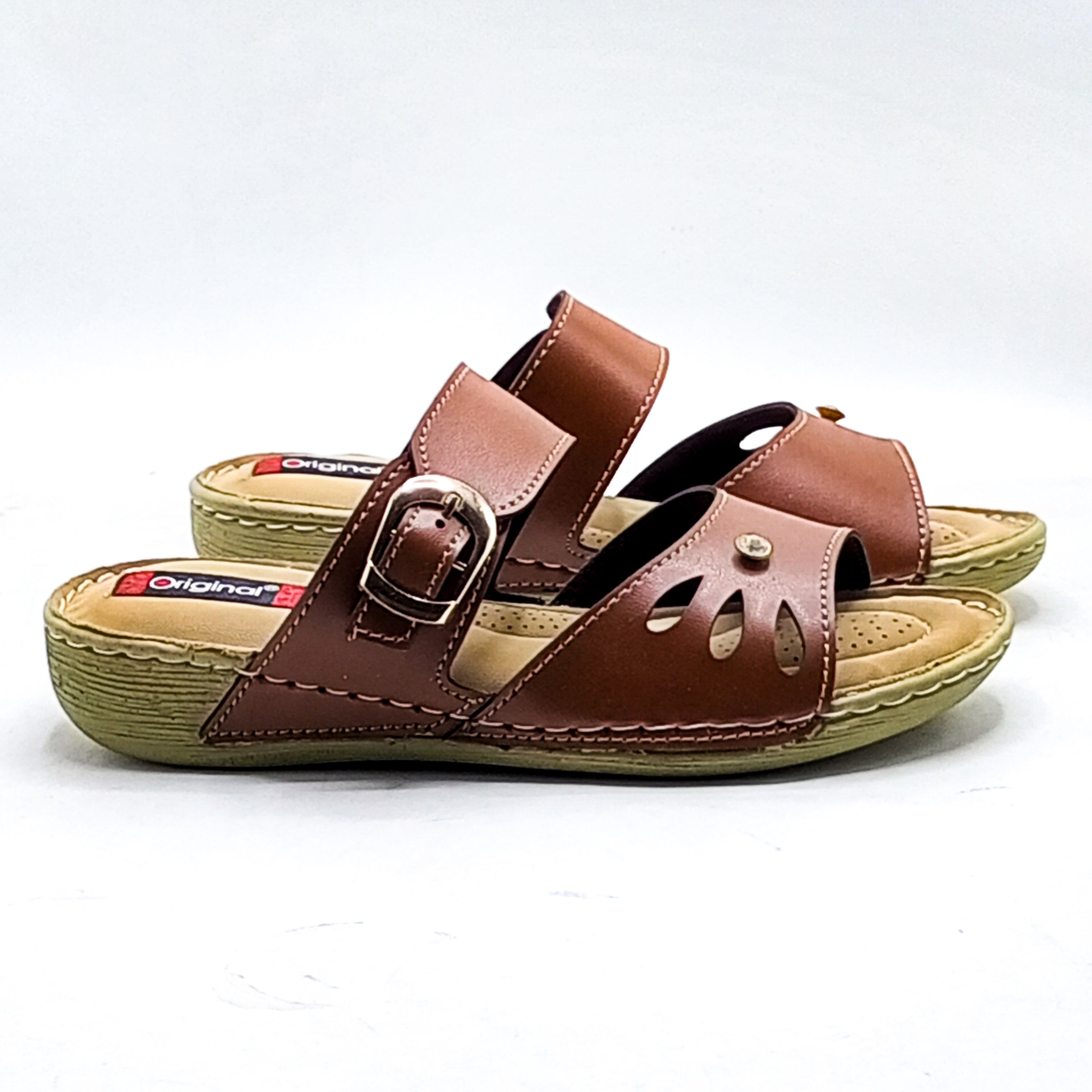 Casual PU Slipper 1101 Mustard